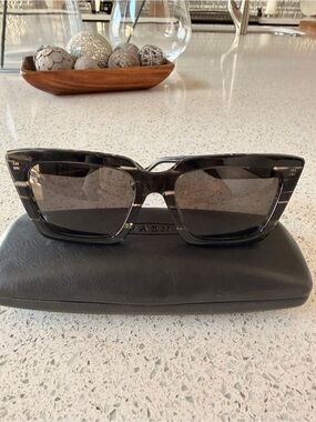 RAEN Keera Black Square Sunglasses